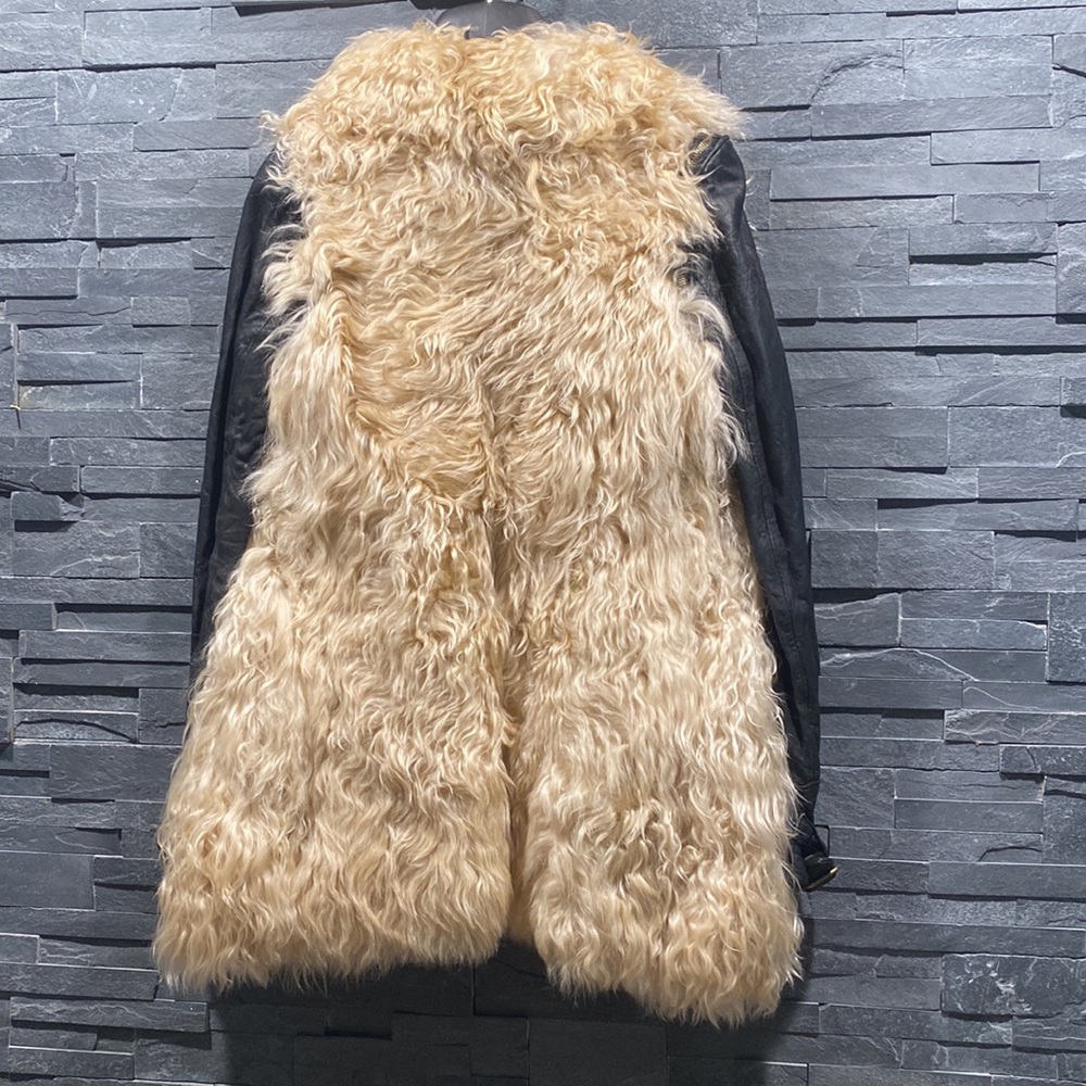 Genuine Goat Fur wRemovable Gen Leather Sleeves Made in Argentina Jacket… - Picture 11 of 16